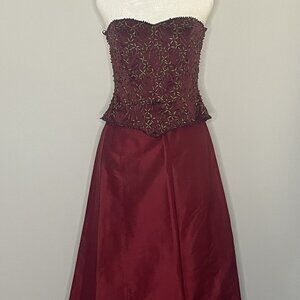 Evening skirt with 2 tops